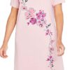 Amber Women's Pack of 2 Cotton Nightdresses, Short Sleeve Sleepwear - Image 3