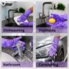 Bubble Hands Dog Washing Gloves – Reusable Silicone Gloves for Bathing & Grooming (Purple) - Image 5