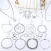 Gold Jewelry Set for Women – Rings, Bracelets, Initial Necklace for Anniversary Birthday Gift - Image 6
