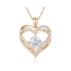 925 Silver Heart Pendant Necklace with Birthstone – Gift for Mum, Wife, Girlfriend - Image 3