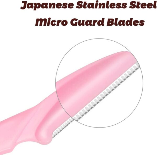 18 Pcs Eyebrow Razors & Facial Hair Remover – Exfoliating Dermaplaning Tool for Men & Women - Image 13
