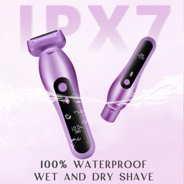 Haosens Electric Razor for Women, Lady Shavers for Women, Facial Hair Remover, Electric Shaver, Women Bikini Trimmer - Rechargeable Smooth & Painless 2 in 1 Dry & Wet Use Ladies Razors  Amazon.co.uk Health & Personal Care - Image 6