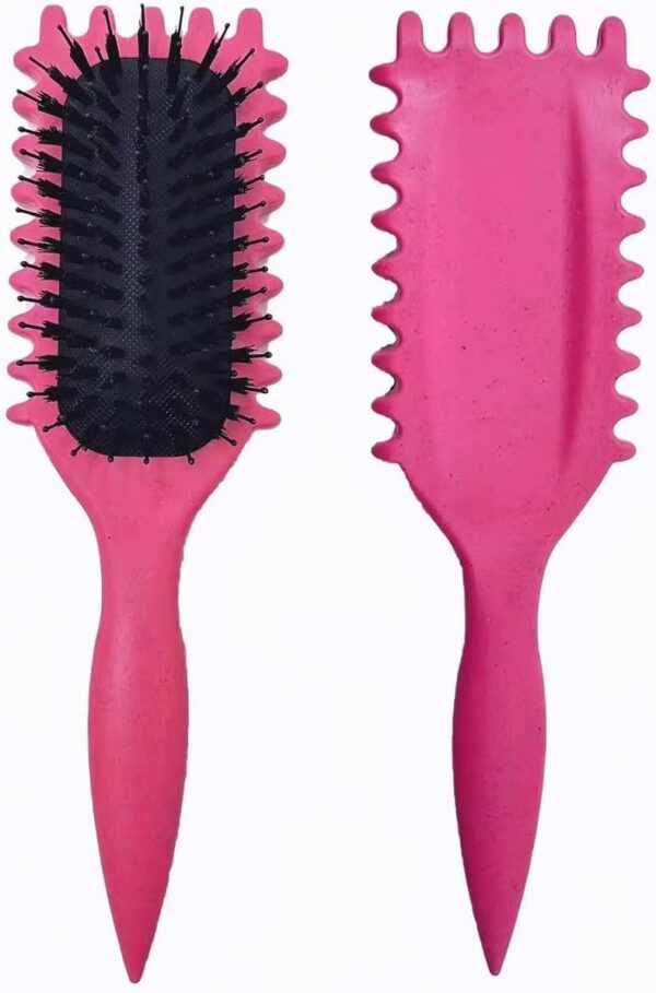 Curl Defining Brush – For Curly Hair, Reduces Pulling & Curl Separation