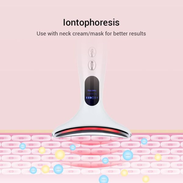 Skin Tightening, Anti-Wrinkle, 45°C Heat, 4 Modes, EMS Toning (White) - Image 9