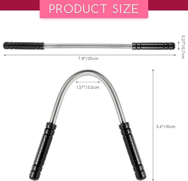 2-Piece Facial Hair Remover Spring Epilator for Upper Lip, Chin & Neck - Image 2