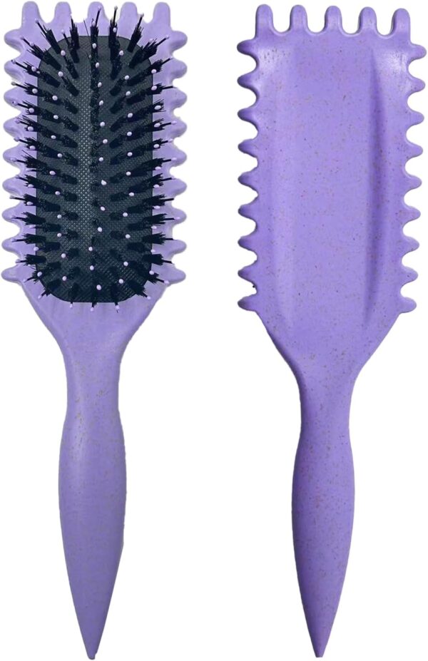 Curl Defining Brush – For Curly Hair, Reduces Pulling & Curl Separation - Image 3