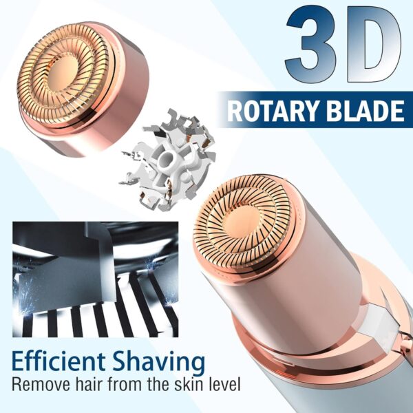 Lady Shaver for Women – USB Rechargeable Facial Hair Remover - Image 9
