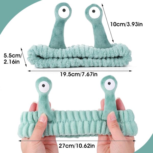Cute Coral Fleece Face Wash Headband for Women – Elastic Hairband for Skincare, Shower, and Sports - Image 2