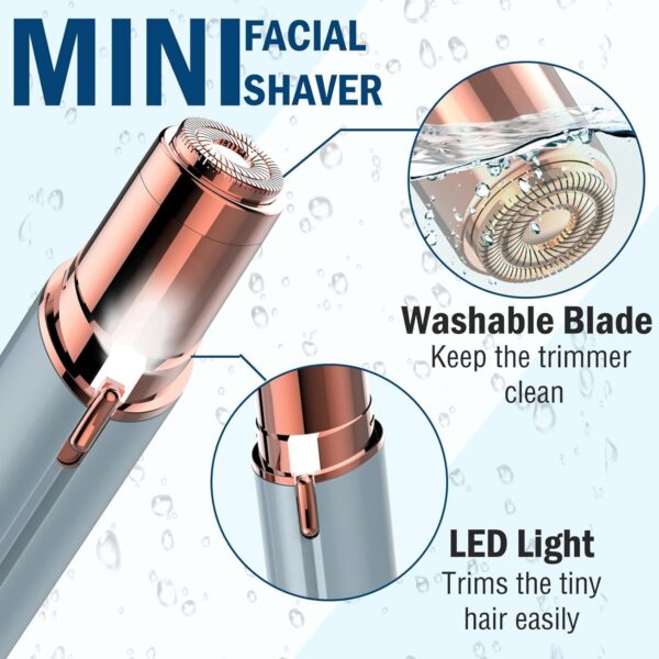 Lady Shaver for Women – USB Rechargeable Facial Hair Remover - Image 17
