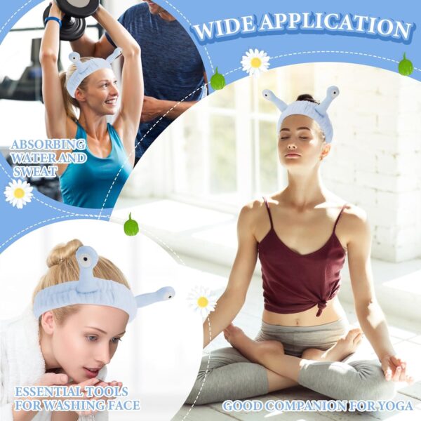 Cute Coral Fleece Face Wash Headband for Women – Elastic Hairband for Skincare, Shower, and Sports - Image 22