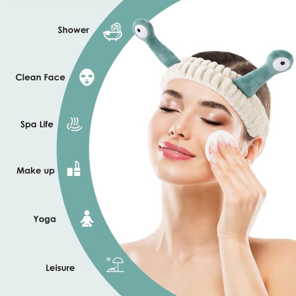 Cute Coral Fleece Face Wash Headband for Women – Elastic Hairband for Skincare, Shower, and Sports - Image 15
