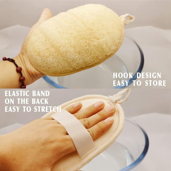 Natural Loofah Sponge Exfoliating Body Scrubber – Eco-Friendly & Biodegradable - Image 16