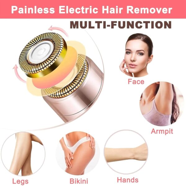 Lady Shaver for Women – USB Rechargeable Facial Hair Remover - Image 25