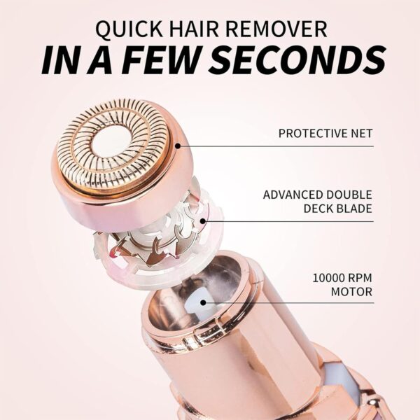 Lady Shaver for Women – USB Rechargeable Facial Hair Remover - Image 23