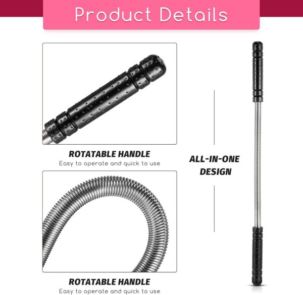2-Piece Facial Hair Remover Spring Epilator for Upper Lip, Chin & Neck - Image 4