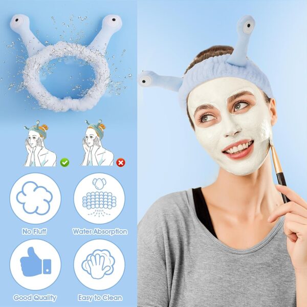 Cute Coral Fleece Face Wash Headband for Women – Elastic Hairband for Skincare, Shower, and Sports - Image 19