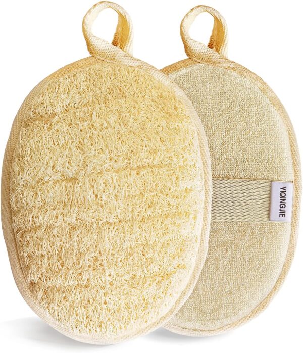Natural Loofah Sponge Exfoliating Body Scrubber – Eco-Friendly & Biodegradable - Image 21