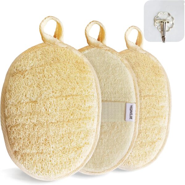 Natural Loofah Sponge Exfoliating Body Scrubber – Eco-Friendly & Biodegradable - Image 7