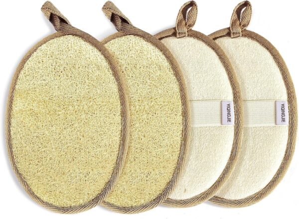 Natural Loofah Sponge Exfoliating Body Scrubber – Eco-Friendly & Biodegradable - Image 14