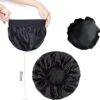Silk Hair Wrap for Sleeping, Hair Bonnet, 1pcs Night Sleep Cap for Women Girls, Hair Care Head Cover Elastic Hat for Black Curly Hair. - Image 6