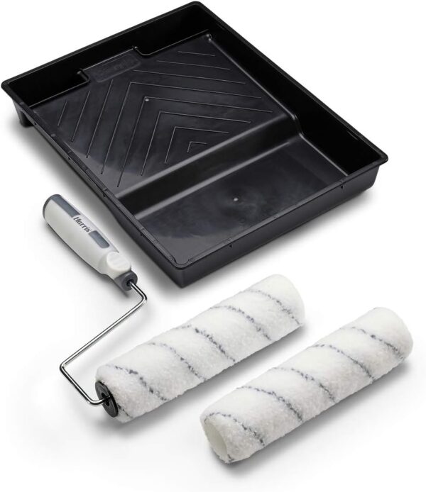 Good Walls & Ceilings Twin Medium Pile Paint Roller Set with Tray & Frame | 9" - Image 3