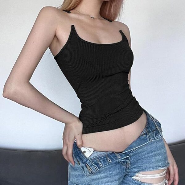 Luvette Tank, Invisible Strap Tank Top, Invisible Strap Tank Top for Women, Ribbed Invisible Tank Top