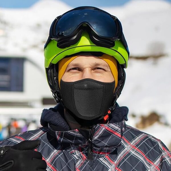 Winter Face Cover - Warm Motorcycling Face Covering | Winter Breathable Face Cover Motorcycle Face Cover for Cycling, Skiing, Mountaineering - Image 7