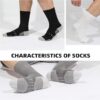 BUDERMMY Mens Socks Cushioned Work Socks Walking Socks Womens Crew Athletic Socks for Outdoor Hiking Trainer Running - Image 3