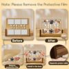 LUCKOR Personalised Gifts for Mum from Daughter Son, Mum Valentines Birthday Gifts with Customised Photo Frame and Walnut Night Light, Mother's Day Presents for Mum, Mummy Gifts Ideas from Kids - Image 5