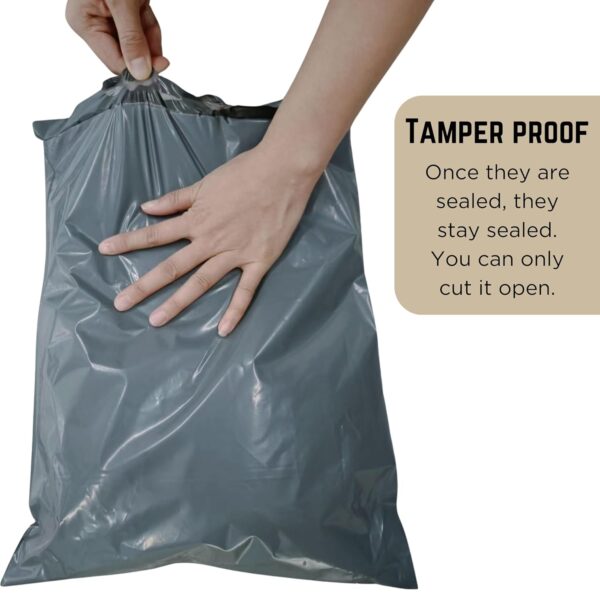 Double Dragon 100 Mixed Size Self-Seal Mailer Bags | Tamper-Proof Plastic Packaging for Mailing, Postage, Shipping & Delivery | 4 Sizes | Small to Large | 25 each (Pack of 100) - Image 4