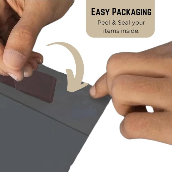 Double Dragon 100 Mixed Size Self-Seal Mailer Bags | Tamper-Proof Plastic Packaging for Mailing, Postage, Shipping & Delivery | 4 Sizes | Small to Large | 25 each (Pack of 100) - Image 6