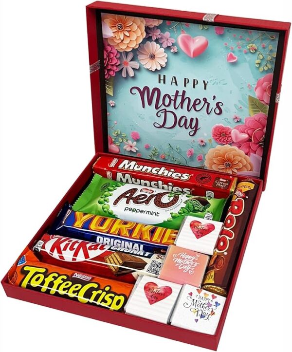 Mothers day Chocolate gift Best Mom Selection Box With Kitkat Aero Yorkie Milk Chocolate Neapolitans and More