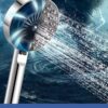 Shower Head, High Pressure Shower Head with 5 Spray Modes(Only Shower Head), Turbocharged Design Powerful Shower Head for Low Water Pressure - Image 4