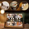 LUCKOR Personalised Gifts for Mum from Daughter Son, Mum Valentines Birthday Gifts with Customised Photo Frame and Walnut Night Light, Mother's Day Presents for Mum, Mummy Gifts Ideas from Kids - Image 4