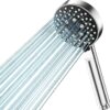 Shower Head, High Pressure Shower Head with 5 Spray Modes(Only Shower Head), Turbocharged Design Powerful Shower Head for Low Water Pressure