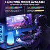 Auxmir Night Light, LED Touch Bedside Table Lamp, Remote Control Dimmable Light with RGB Color Changing, USB Rechargeable, Portable Lamp for Children, Kids, Bedroom, Living Room, Camping [Energy Class F] - Image 2